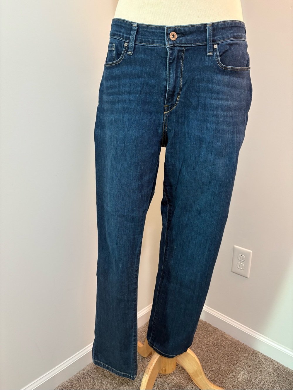 Signature by Levi Strauss Indigo Straight Leg Jeans